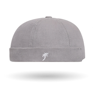 Gray Melon <b>Hat</b> For <b>Men</b> And Women Breathable <b>Sun</b> Protection Four Seasons Wearable Landlord <b>Hat</b> Poplin Fabric - Product Image 2
