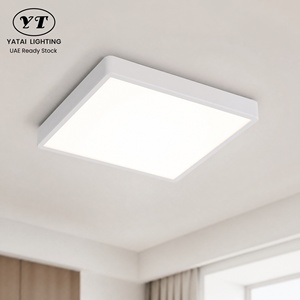 โคมไฟเพดาน LED ทรงสี่เหลี่ยมทันสมัย 26W 3CCT แสงสามสี อะคริลิคติดตั้งบนพื้นผิว สำหรับห้องนอน ห้องนั่งเล่น ทางเดินในบ้าน - Product Image 1
