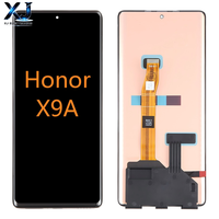 Écran LCD mobile compatible avec X9a X9b X9c, panneau d'affichage tactile de remplacement pour Honor X9a X9b X9c, écran encadré