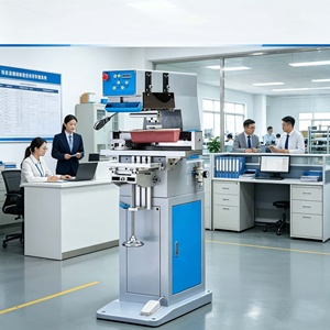 Machine d'impression <span class=keywords><strong>tampon</strong></span> automatique monochrome haute précision, neuve, avec moteur central, pour papier, tissu, étiquettes, porte-stylos et tampons - Product Image 4