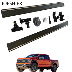 JOESHIER Luxury Full Set Aluminum Alloy Off-Road Protection Electric Power Side <b>Step</b> Running <b>Board</b> For Ford F150 2015-2021 - Product Image 1
