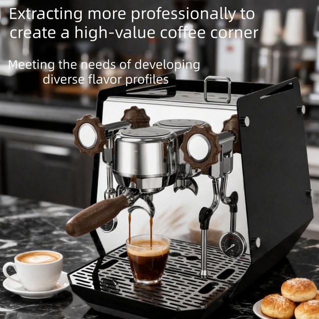 2026 Multi-Use Espresso Machine for Airbnb & Home Office Semi-Automatic, 20 Bar, 58Pro, Detachable Drip Tray, Low MOQ