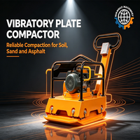 Compacteur à rouleaux industriel vibrant à tambour unique de 1 tonne, durable, efficace et certifié CE