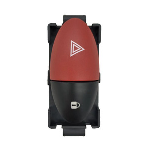 Interrupteur de feux de détresse Renault Twingo 252100991R, pièce de rechange en plastique et fer pour réparation automobile - Product Image 3