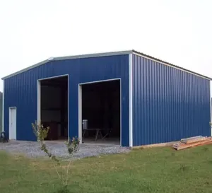 <span class=keywords><strong>Prefab</strong></span> thép cấu trúc nhà chứa máy bay kim loại nhà để xe đổ xây dựng nhà tiền chế xây dựng kho - Product Image 1