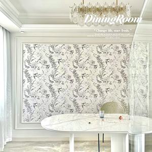 Fabricant chinois Faible MOQ Personnalisable/en gros Rouleau de <span class=keywords><strong>papier</strong></span> <span class=keywords><strong>peint</strong></span> imprimable Décoration intérieure Tissu mural ignifuge - Product Image 2