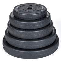 Ensemble d'haltères en ciment de 1 pouce, ensemble d'haltères de musculation, haltères réglables pour la salle de sport à domicile, plaques de musculation pour femmes et hommes