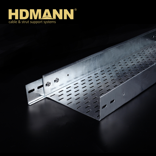 HDMANN On Sale Good Quality 300mm Width Stainless Steel 316L / 316 perforated cable tray