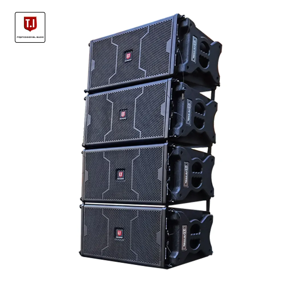 2 way coaxial speaker 10 inch active powered mini line array speaker full set sound system for church speaker