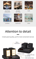 Nouveau système d'appel client et de gestion de file d'attente sans fil Jiantao P70 10 boutons 433 MHz 100 m pour restaurants de restauration rapide