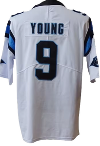 2025 baru 17 Xavier lesette 4 Tetairoa McMillan 9 Bryce bordir muda kualitas terbaik jahitan kaus sepak bola Amerika Pria - Product Image 4