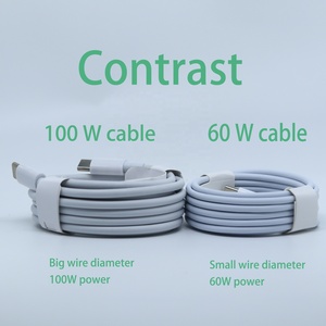 2m 100W Loại C để Loại C Cáp với e-mark chip sạc nhanh cho iPhone iPad macbook máy tính xách tay tương thích với iOS máy in - Product Image 3