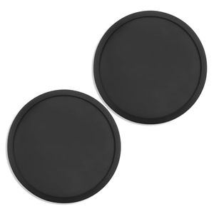 Ensemble de sous-verres personnalisés en silicone, caoutchouc et PVC, écologiques, doux, à motif cœur, pour table et boissons - Product Image 1