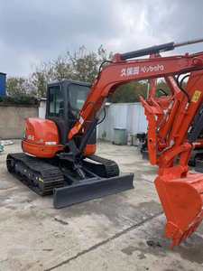 Excavatrice Kubota U55-5 d'occasion d'origine japonaise avec pince hydraulique, haute efficacité et faible consommation de carburant pour la construction - Product Image 6
