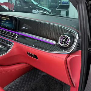 Accessori Interni per Van Executive Vito in Lega di Alluminio Portatile, Sedile Aero di Lusso in Pelle Caramello Impermeabile con LED Cielo Stellato Blu - Product Image 3