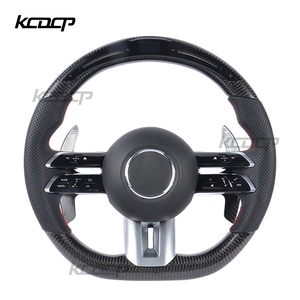 Volant en fibre de carbone pour Mercedes-Benz Classe <span class=keywords><strong>C</strong></span>, E, <span class=keywords><strong>S</strong></span>, G, V, C63, A45, E43, S63, G500, G55, W205, W223, W213, W206, W211, W207, W222, W219, AMG GT - Product Image 1