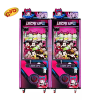 2026 IFD Machine de jeu moderne à grue à griffes en acrylique, modèle UFO pour poupées, avec lecteur de billets pour salles de jeux
