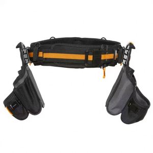 BSCI A heavy-duty/multipurpose leather canvas <b>tool</b> pouch <b>belt</b> for <b>carpenters</b> and electricians from China - Product Image 1