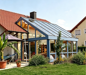 Véranda mobile de luxe pour villa, véranda en verre rétractable <span class=keywords><strong>automatique</strong></span> pour patio, véranda extérieure, vente en gros directe d'usine - Product Image 6