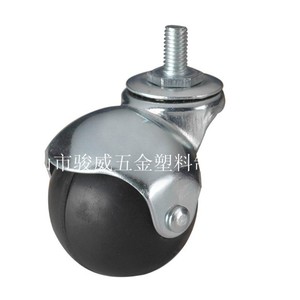 Ruedas Giratorias Junwei de 50 mm con Rueda de Goma, Galvanizadas y Cromadas, para Muebles - Product Image 2