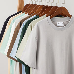 Fabricante OEM de alta calidad, camiseta 100% algodón para hombre, talla grande, manga corta, diseño con logo impreso, cuello redondo. - Product Image 3