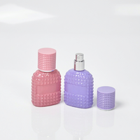 Flacon de parfum cylindrique vide en verre 28ML, vaporisateur en gros 100 pièces, étiquette personnalisée, rechargeable, luxe, brume fine