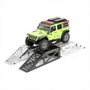 RCDream 1/18 1/24 Modèle de voiture, décorations de scène d'escalade, support de réparation de pont latéral simple pour essieu croisé, obstacle routier, unisexe, à partir de 14 ans - Product Image 1