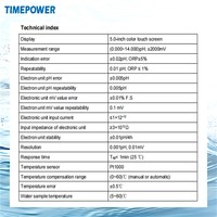 TP3100 PH/ORP Analyzer Adopts Potentiometric Analysis Method Fast Response Accurate Measurement Easy Operation Water Quality