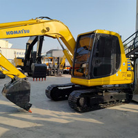 Mini-excavatrice Komatsu PC56/PC55/PC60 d'occasion, prix bas, surplus du Japon, moteur, pompe, roulement - 5,6 tonnes, capacité de la cuvette de 0,35 m