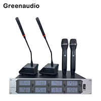 GAW-C8804 un pour huit conférences microphone sans fil système de microphone sans fil professionnel