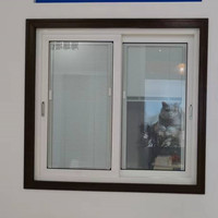 Fenêtre à persiennes en PVC imperméable, ventilation réglable, stores en vinyle, volet en PVC antirouille pour la maison et la salle de bain