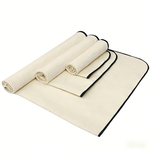 Tapis en microfibre antidérapant, ultra absorbant, séchage rapide, taille personnalisée, logo pour Pilates, yoga chaud - Product Image 2