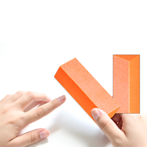 Free Shipping 3 Way Orange <strong>Nail</strong> <strong>Buffer</strong> <strong>Block</strong> 80/80/100 Grit for Manicure - Product Image 6