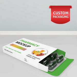 Boîte à médicaments en papier de haute qualité personnalisée pour produits pharmaceutiques Options de conception personnalisées - Product Image 2