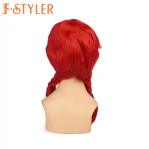 FSTYLER 2024 RTS wig sintetik kepang ganda warna terlaris pesta grosir diskon besar besar besar besar barang satu dolar