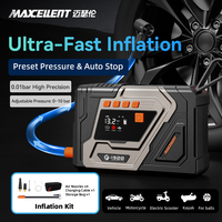 Battery Booster Pack Start 3000A 2300mAh Lithium Iron Phosphate 12V Discharge Portable 150PSI Tire Inflators Jump Starter Air