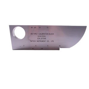 NDT IIW-Type 1 AWSD1.1/D1.1M-2015 <strong>Calibration</strong> <strong>Block</strong> 304 Stainless Steel Test <strong>Block</strong> For Ultrasonic Flaw Detector INCH TYPE - Product Image 1