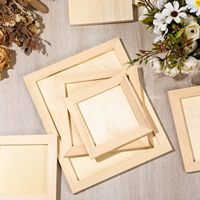 Planches de panneaux en bois non finies pour la peinture Arts tenture murale décoration huiles acryliques panneaux de bois panneau de toile pour verser l'utilisation