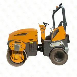 2 ton 3.5 ton 5 ton rolo compactador com pneus de borracha passeio em rolo compactador pneumático vibração borracha montagens para rolo compactador