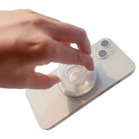 Support de téléphone magnétique pliable personnalisé au design tendance, étanche et anti-fuite, compatible universellement, pour bureau