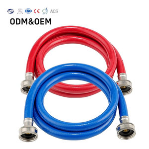 Mangueras de goma para lavadora y secadora, conexiones de 3/4 para agua fría y caliente - Product Image 1