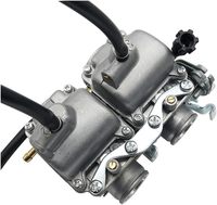 Carburateur bicylindre CB250 pour Honda Chamber 250cc Rebel CMX250 CA250 CBT250 CBT125 CB125T SPD26J-03-250 avec starter à câble