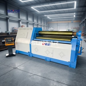 Machine à rouler à 4 rouleaux, machine à rouler les tubes métalliques, SUNTAY W12, 4 rouleaux, machine à rouler les cônes - Product Image 1