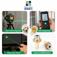 Pointeur laser 520nm 10mW, lumière laser verte pour scène, diode laser verte GH05210H2KC, boîtier TO-18 pour projecteur, niveau laser