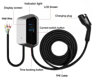 New Trends American Standard SAE J1772 TYPE1 Ev Charger Station 32A/7kw Wall Box