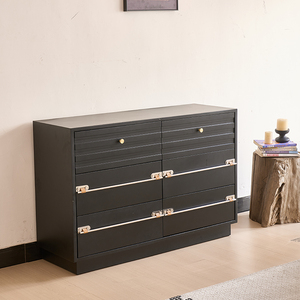 French Modern All Solid Wood Eco-Friendly <b>Chest</b> Drawers Bedroom Bedside <b>Storage</b> Cabinet K111 Home Furniture <b>Storage</b> Cabinet K111 - Product Image 4