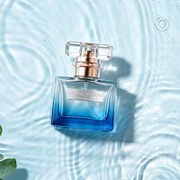 Flacon de parfum en verre carré de 30 ml, 50 ml, 100 ml avec bouchon, emballages de luxe pour parfums, stock d'usine