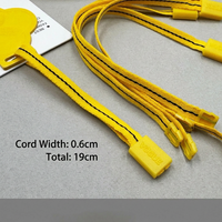 Cordons d'étiquettes de vêtements en stock, scellés PVC, cordes, ficelles, dispositifs de suspension, dispositifs de verrouillage pour sacs, pour le stockage de céréales, découpés au laser, écologiques, personnalisés
