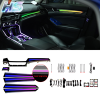 Éclairage d'ambiance pour voiture, 64 couleurs, éclairage LED d'ambiance pour voiture, éclairage LED d'ambiance pour Honda Accord 10e génération 2018-2022