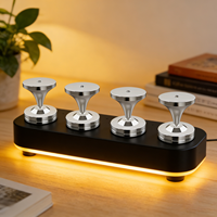 Komplettes Set Edelstahl-Isolations-Spikes Audio-Dämpfungsspikes mit Unterlagen Schrauben Anti-Rutsch-Pads für Lautsprecher Plattenspieler